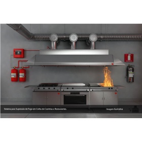 SISTEMA DE EXTIN��O AUTOM�TICA P/COZINHAS INDUSTRIAIS