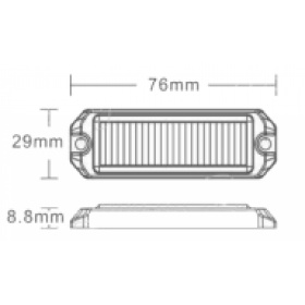 STROB Slim Line HD 3 Leds